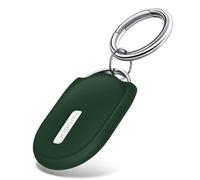 iVoler Funda para Xiaomi Tag con Llavero Metálico, Carcasa Protectora de Silicona, Anti-Perdida Antigolpes y Anti-Arañazos, Protector de Localizador para Llaves, Mascotas, Maletas y Mochilas, Verde