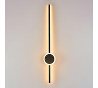 IvyLoutish Aplique de Pared Moderno, lámpara de Pared Lineal LED Regulable con Mando a Distancia, luminaria Decorativa para Sala de Estar, Dormitorio y mesita de Noche.