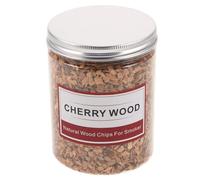 IWOWHERO 1 Caja Astillas de Madera para Barbacoa Sabor Cereza 125g, Fáciles de Usar y Consistentes para Ahumar Carne en Camping y Exteriores