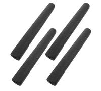 IWOWHERO 4 Piezas Tubo de Espuma Epe para Tubos y Barandillas de Piscina, Funda Aislante Negra Estructura Espiral Antideslizante para Piscinas Nuevas y Renovadas