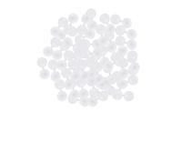 IWOWHERO Tapones Cubre Tornillos para Agujeros, 50 Unidades de Plástico Blanco, Tapa de Tornillo Resistente y Fácil de Instalar para Muebles y Armarios