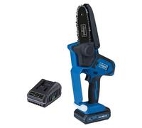 Scheppach Sierra de jardín inalámbrica C-PS100-X Set S con batería 20V IXES 2 Ah y cargador