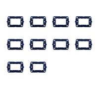 Ixtrima 10 soportes compatibles con Bticino Living Light, soportes caja 502 503 504 507 (3 plazas - 3 módulos)