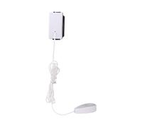 Ixtrima Botón tirante con cuerda, interruptor de velcro, 10 A, blanco, compatible con Bticino Living International/Light