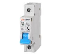 IXTRIMA Interruptor magnetotérmico 1P 20A 220V 6KA para riel DIN - 1 módulo DIN - Protección circuitos y seguridad instalaciones