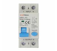 IXTRIMA Interruptor magnetotérmico diferencial 1P + N 10A 300mA 220V-6KA Clase A 2 módulos 300mA para carril DIN - Protección circuitos y seguridad instalaciones