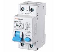 IXTRIMA Interruptor magnetotérmico diferencial 1P + N 32A 300mA 220V-6KA 2 módulos 300mA para carril DIN - Protección circuitos y seguridad instalaciones