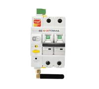 IXTRIMA Interruptor magnetotérmico WiFi 2P 16A Tuya Smart para Automatización de Cuadro Eléctrico - ESR3216