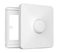 IYOKI® Pro Cubierta de Interruptor para Philips Smart Button, Compatible con Hue Switch Cover, Adaptador de Placa de Interruptor de Luz Remoto, 1-Gang (2-Pack)