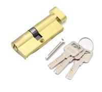 IZHAOGJING Bombin Cerradura Seguridad, Bombin Doble Embrague Cilindro de Cerradura de Puerta antirrobo Cilindro de Cerradura excéntrica con Llave incluida(30x40T)