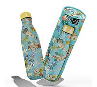 IZY Botella para beber x Art - Botella de agua de acero inoxidable - Botella termo 500 ml - Doble pared - Sin BPA - A prueba de fugas (Van Gogh 50 años)
