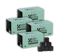 Izzy Coco 27mm- Carbón Premium Natural de Coco para Cachimba en Cubos de 27x27x27mm. (Pack de 4 kg) Alto Poder calórico, Larga Duración 120 min. Sin Olor y Sin Sabor. Fabricación 100% Natural. (3)