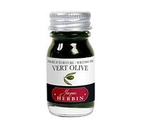 J. Herbin (1 botella de tinta 10 ml para pluma estilográfica , color verde oliva 2.2 x 2.2 x 5.1 cm