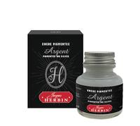 J. Herbin 13505t - Tinta pigmentada, 30 ml, plata