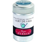 J. Herbin 20107T - Pack de 6 cartuchos de tinta (para pluma y bolígrafo, formato universal), color verde