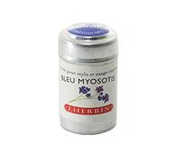 J. Herbin 20115T - Caja de 6 cartuchos de tinta para pluma estilográfica estándar, color azul