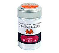 J. Herbin J.Herbin - Cartuchos de tinta para Orange India, color naranja