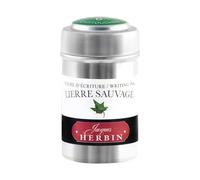 J. Herbin lata de cartuchos de tinta (Recambio estándar, 6 Paquete, color Efeugrün