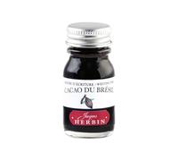 J. Herbin - Tinta para Pluma Estilográfica, 1 Botella de 10 ml, Color Kakaobraun
