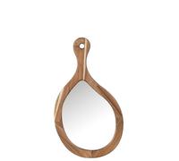 J-Line - Espejo de Madera y Cristal - Natural - Small
