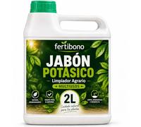 Jabón Potásico Concentrado 2L FERTIBONO para Plantas, Huerto y Jardín | Fórmula Líquida para Diluir y Pulverizar | Uso en Interior y Exterior