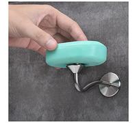 Jabonera Caja Soporte de jabón Auto Adhesivo Jabonera magnética Colgando Barra de Acero Inoxidable Sin Taladro for baño Jabonera