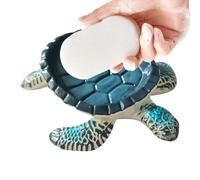Jabonera de tortuga para baño, decoración de inodoro, contenedor de jabón decorativo, para propietarios de viviendas, inquilinos, apartamentos, hoteles, hogar, dormitorio, cocina, lavandería, garaje