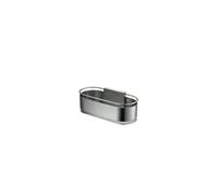Jabonera frontal con diseño elegante de acero s304 con acabado níquel cromado Anga de Imex - Gris / Latón / Imex
