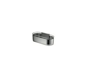 Jabonera frontal con diseño elegante de acero s304 con acabado níquel cromado Anga de Imex - Gris / Latón / Imex