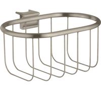 Jabonera hansgrohe AXOR Montreux, para barra de pared Unica, 42066820, Color: Níquel Cepillado