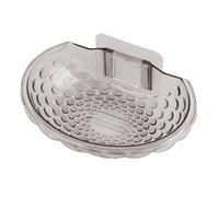 Jabonera Jabonera montada en la Pared, Estante Adhesivo de Esponja Forma Concha, Soporte for jabón baño Decoración y Accesorios de Cocina(Gray)