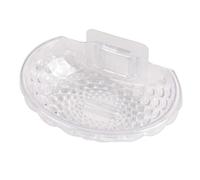 Jabonera Jabonera montada en la Pared, Estante Adhesivo de Esponja Forma Concha, Soporte for jabón baño Decoración y Accesorios de Cocina(Transparent)