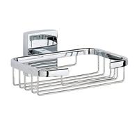 Jabonera KL126 (13,5 x 11,7 x 6 cm, Metal, Cromo)