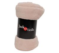 JACK AND VANILLA, Manta Suave y cómoda de Rosa, Ideal para acurrucarse, 130 cm x 170 cm, sofá o la Cama, añadiendo Calor y Estilo a tu Interior, Modelo Cocoon