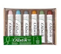 Jack Richeson Shiva Paintstik de Aceite, Tradicional Colores, Juego de 6