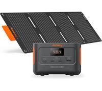 Jackery Explorer 100 Plus Estación de Energía Portátil con 40W Panel Solar | 99Wh/31000mAh Batería LiFeP04 Sufrida, 3 Puertos USB-A/C 128W Salida MAX, Tamaño de Palma de Mano para Viajes