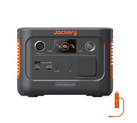 Jackery Explorer 240 v2 Estación de Energía Portátil con Cable | 256Wh Batería LiFeP04, 300W CA/100W USB-C Salida, Carga Completa Rápida 1H, Generador Solar para Exteriores,Camping