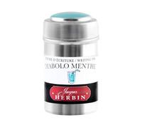 Jacques Herbin 20133T - Caja de 6 cartuchos de tinta para plumas estilográficas y bolígrafos (producto sin embalaje, objetivo cero residuos), Diabolo menta