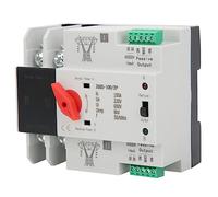 Jadeshay Conmutador Automatico, 220V Interruptor de Transferencia Automática de Doble Potencia Controlador de 2 Vías Carril DIN de Alimentación Ininterrumpida ZGQ5-100/2P