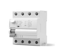 Jadeshay Disyuntor Diferencial Tipo B 40A 30mA 400V Trifásico 3P+N (4 Polos) RCCB Interruptor Diferencial Residual para Sistema Fotovoltaico Estación de Carga y Equipo Industrial