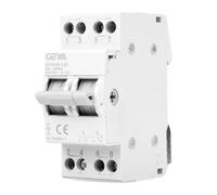 Jadeshay Interruptor de Cambio Manual 2P 63A 240VAC Conmutador de Transferencia de Doble Fuente para Montaje en Carril DIN Interruptor Seccionador para Sistemas de Energía Dual