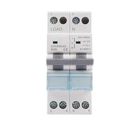 Jadeshay Interruptor de Transferencia Manual 2P 230VAC 63A Conmutador Modular Magnetotérmico Interruptor Dual Power para Conmutación Manual Entre Dos Fuentes de Alimentación, Montaje en Carril DIN