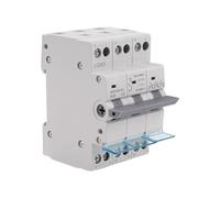 Jadeshay Interruptor de Transferencia Manuale 3P 400VAC 63A Conmutador Modular Magnetotérmico Interruptor Dual Power para Conmutación Manual Entre Dos Fuentes de Alimentación, Montaje en Carril DIN