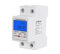 Jadeshay Medidor de Consumo Electrico, Contador Electrico Medidor de Energía Monofásico 5-80A 220V Contador de Potencia de Consumo de Corriente con LCD