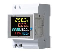 Jadeshay Medidor de Energía,AC 40-300V 100A Contador Electrico Digital Multifuncional Voltímetro Amperímetro para Medición del Consumo Eléctrico Voltaje Corriente Factor Potencia Frecuencia
