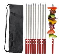 Jadin 10 PCS 42cm Brochetas de Barbacoa de Acero Inoxidable