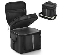 Jaffzora Funda portátil para estación de energía EcoFlow, Black, 11.4 x 10.6 x 11.2 inches, Clásico