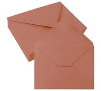 JAGERGREEN 50 Sobres C6 Naranjas, Sobres Papel A6 de 108 x 159 mm 150 gsm