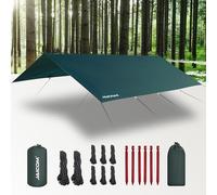 JAICOM Toldo de Refugio Impermeable, 3M X 4M Tarp, PU 3000mm Impermeable
