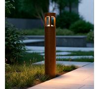 Jamalpur Baliza LED Exterior 90cm 10W Marrón Óxido